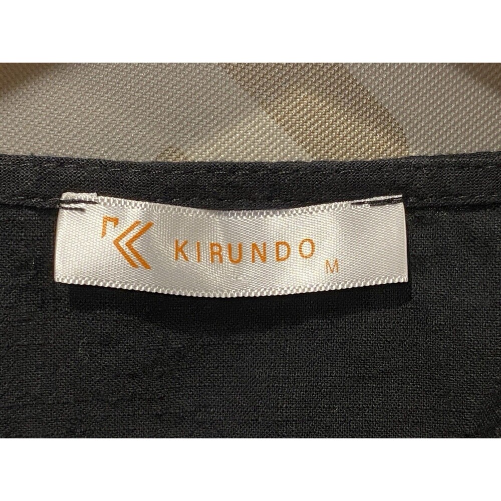 KIRUNDO Womens 2024 Summer Mini Dress SZ M Embroidered Boho Baby Doll Elegant‎ - Picture 6 of 10